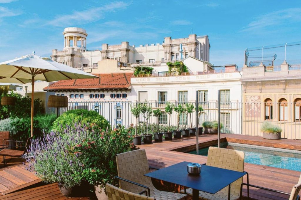 Mercer Hotel Spotless Pool Balcony on rooftop